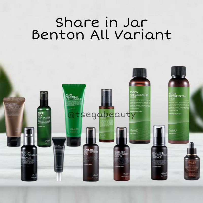 SHARE BENTON Aloe BHA, Snail Bee High, Snail Bee Lotion, Essence, Propolis,Deep Greente,Fermentation