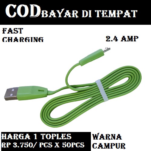 KABEL DATA FAST CHARGING MICRO 2.4 A Termurah