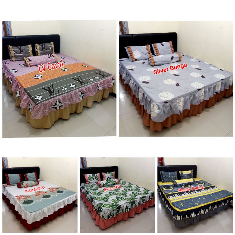 sprei rumbai susun