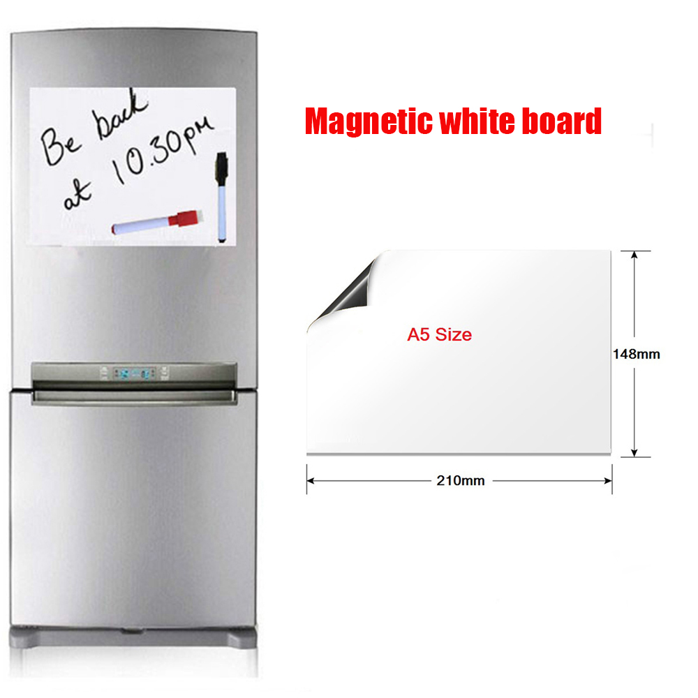 Lanfy Papan Tulis Magnetik Flexible Ukuran A5 Untuk Kulkas / Kantor / Rumah