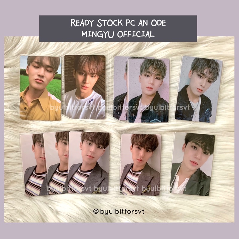 [ READY STOCK ] PHOTOCARD / PC SEVENTEEN AN ODE MINGYU OFFICIAL HOPE / BEGIN / REAL / TRUTH