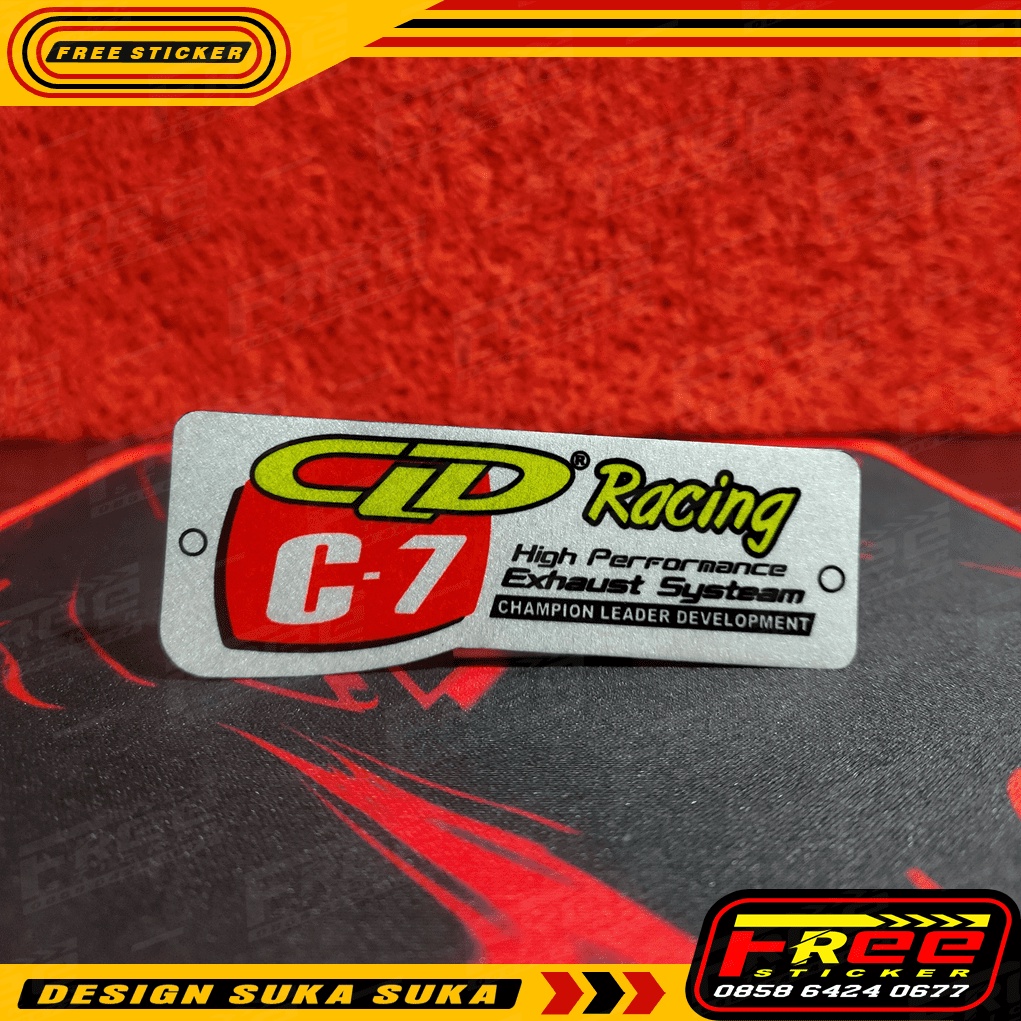 Logo Atau Emblem Knalpot CLD C7 RACING