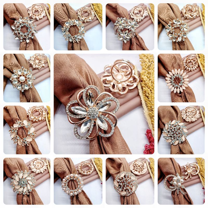 Ring Hijab Premium / ring hijab mata mutiara / ring hijab cat eye