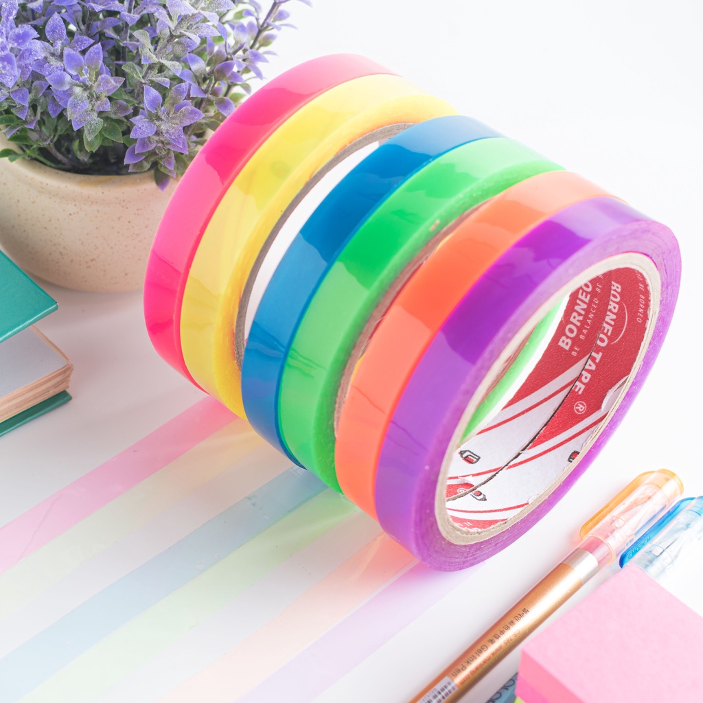 

Cello Tape Colored Isolasi Warna Besar 50m
