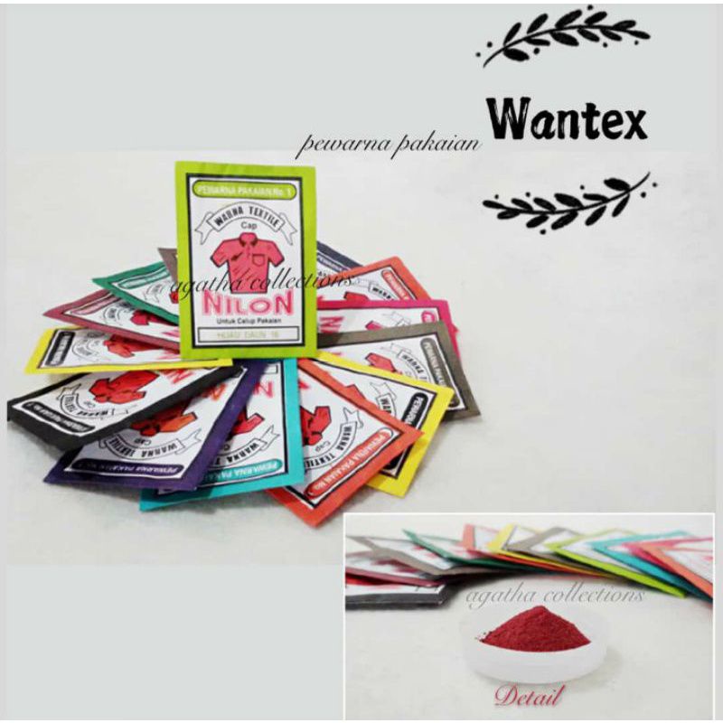 WANTEX NILON PER BUNGKUS ISI 10 pcs wantek pewarna