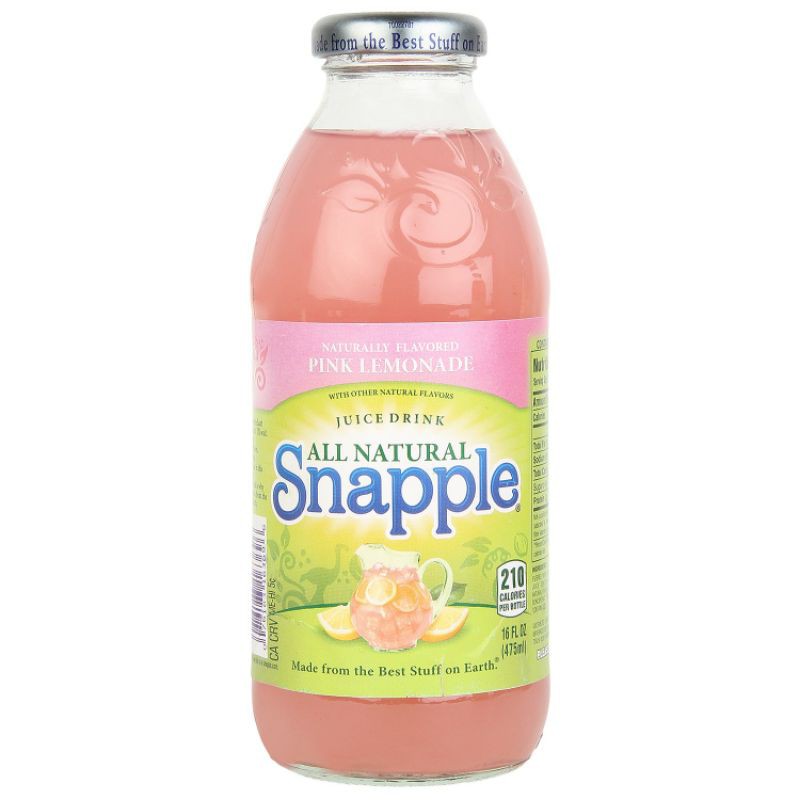 

Snapple All Natura Pink Lemonade Juice - Minuman Jus 475ml