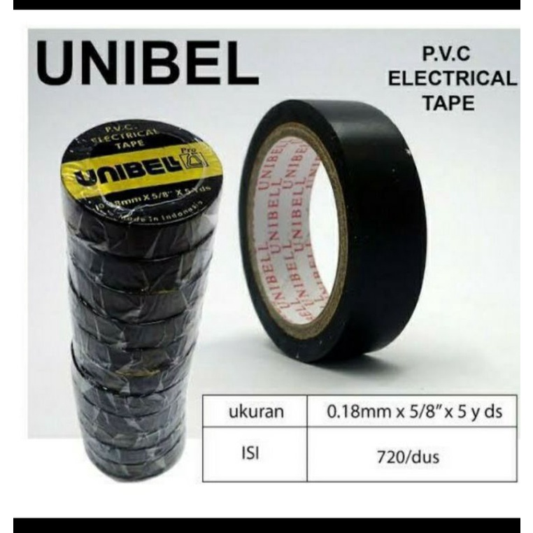 

solasi kecil unibel/solasi listrik kecil hitam/solasi asli unibel