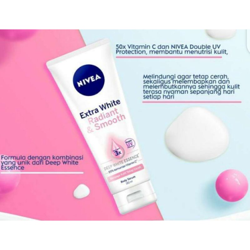 NIVEA Body Serum Radiant Smooth 180ml
