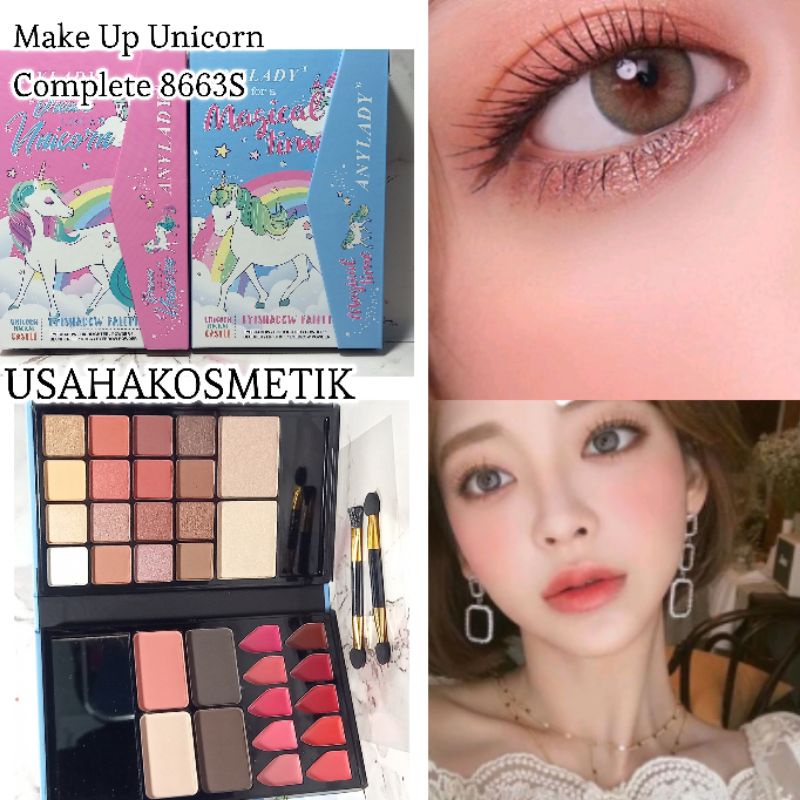 BEST SELLER !!! EYESEDOW &amp; MAKEUP COMLPETE UNICORN |LUXURIUS NO.87122 | 8663S