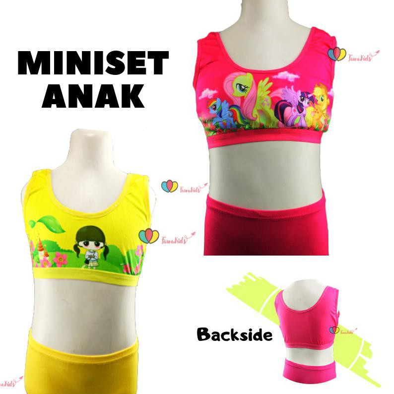 LNG MINISET ANAK PEREMPUAN / ANAK SD MINI SET PAKAIAN DALAM KARAKTER FROZEN IMPORT MURAH KARTUN