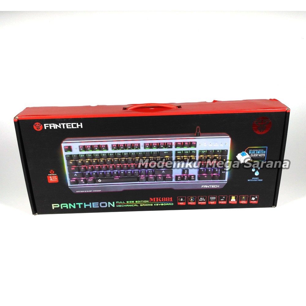 Keyboard Fantech MK881 RGB PANTHEON Mechanical Gaming Keyboard