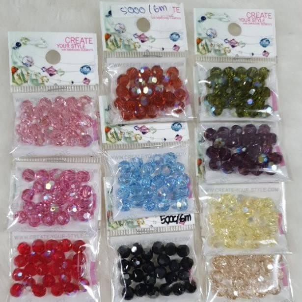 

5000 6mm bead warna ab (KODE G7183)