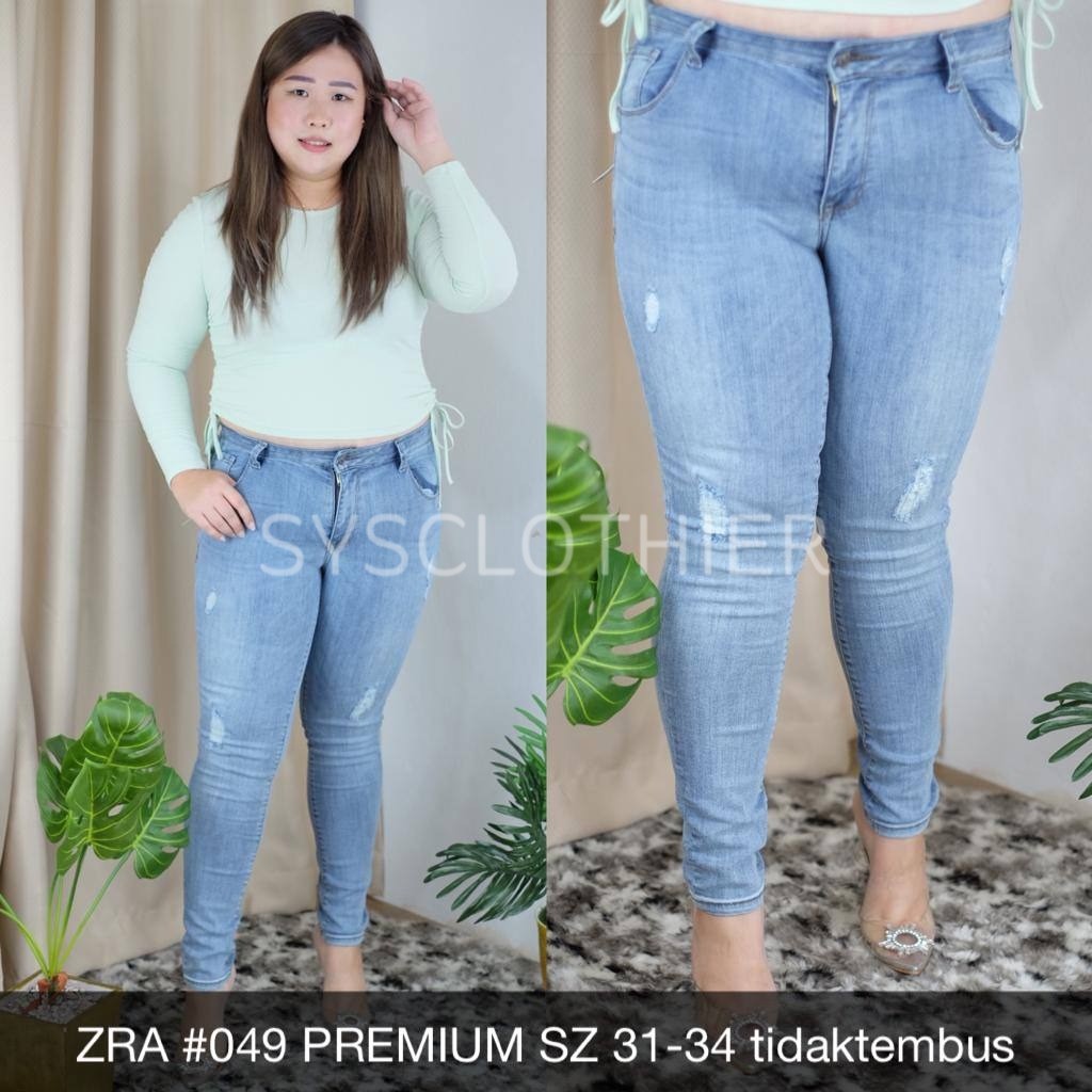 CELANA JEANS WANITA ZRA PREMIUM #049