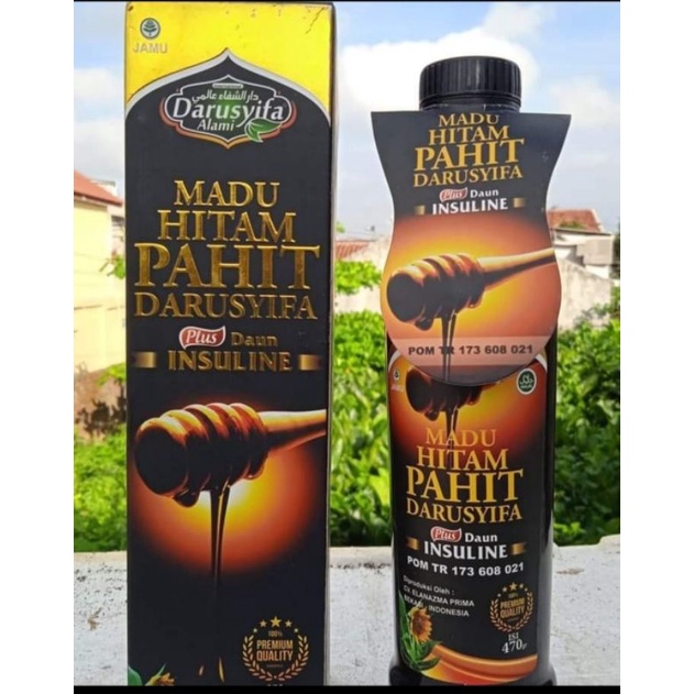 

MADU HITAM PAHIT INSULINE DARUSYIFA 470 ML