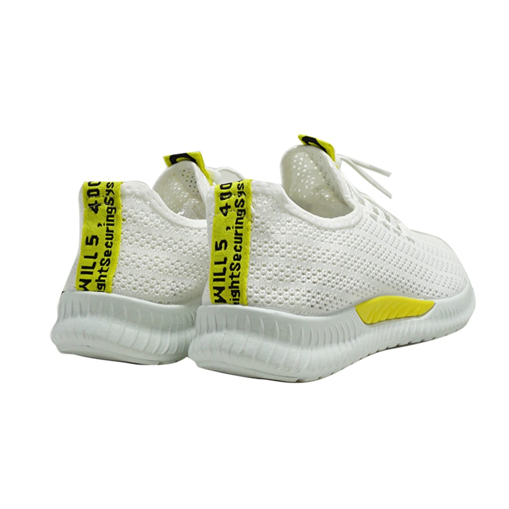 Sepatu Sneakers Pria Dane And Dine -  S0111 Putih Kuning