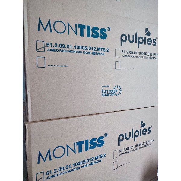 Facial Tissue Montiss 1000 gr 1000 sheet / Tisu Wajah / Tisu murah-2