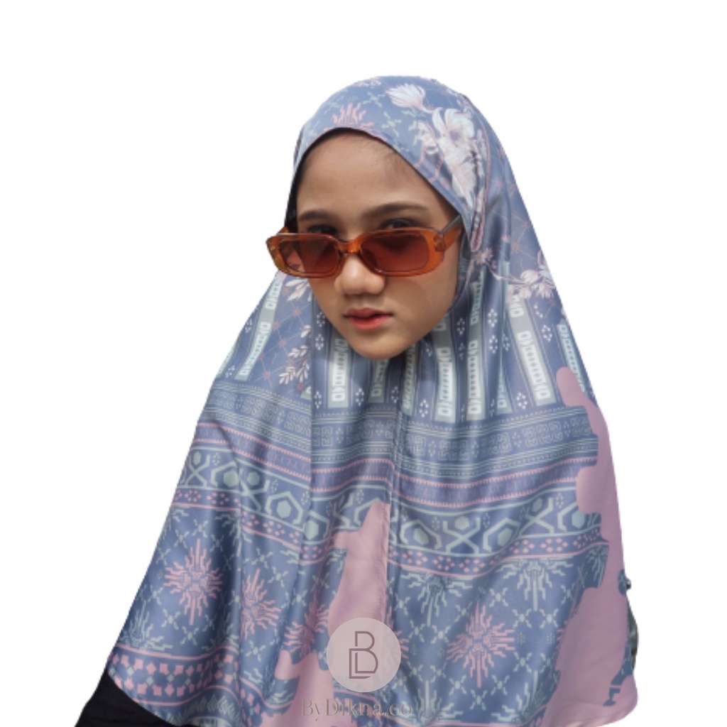 Bergo motif silk premium - Khaulah