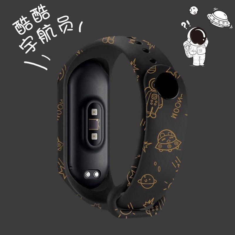 Strap Xiaom Mi Band 3/4/5/6/7 Xiaomi Mi Band 6 Mi Band 5 Mi Band 4 Tali Pengganti Mi Band 7Bahan Silicone