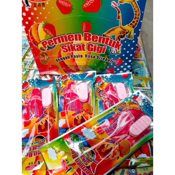 

PROMO 2.2 CEK [Ecer] Semangka Bubble Gum / Planet Bubble Gum / Permen Karet Viral Korea / Kemasan Mirip Trolli Planet Gummy Korea / Halal /permen bentuk sikat gigi odol per pcs / Permen Bentuk sikat gigi odol