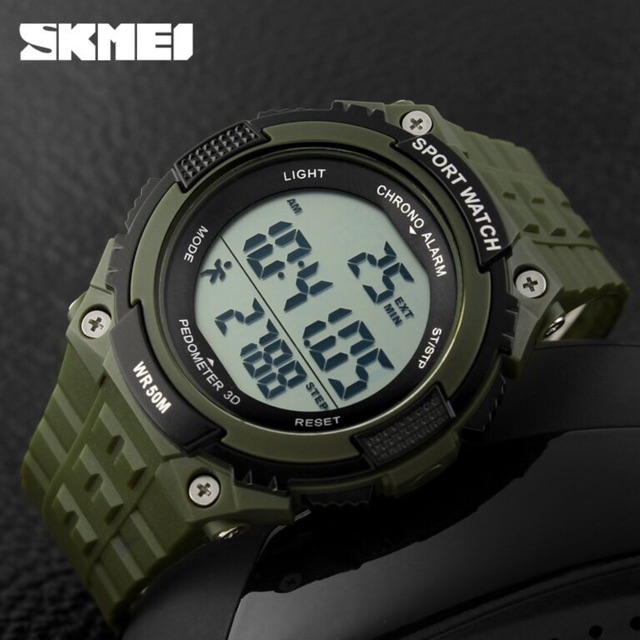 SKMEI Jam Tangan Digital Pria - DG1112S - Army Green