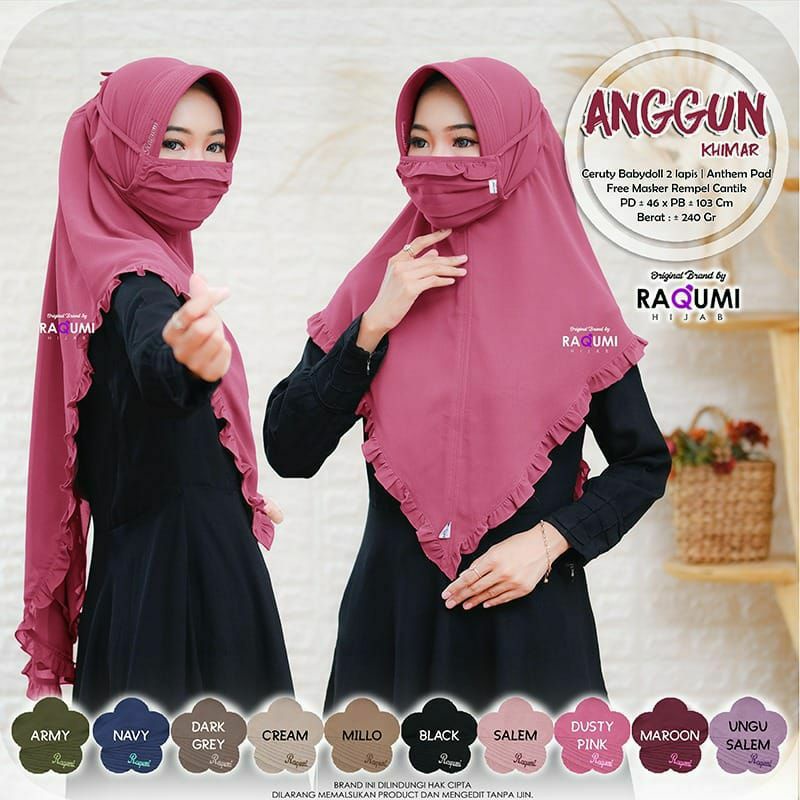 Jilbab Khimar Raqumi Anggun Khimar