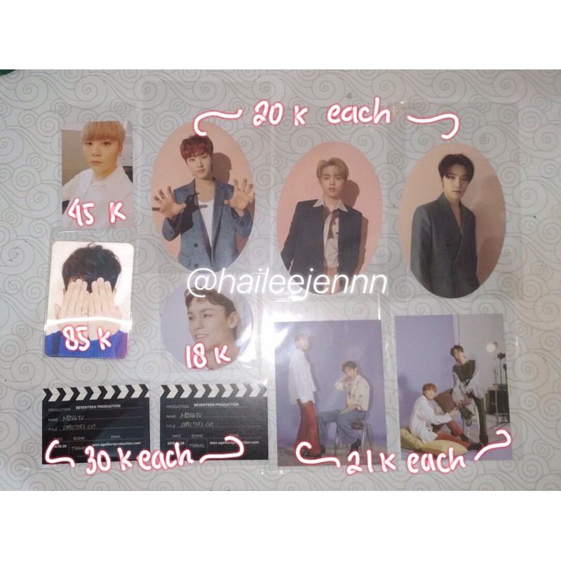 Seventeen - Lenti Joshua PC Seungkwan OC Hoshi Dino Scoups BC Mingyu CC Vernon