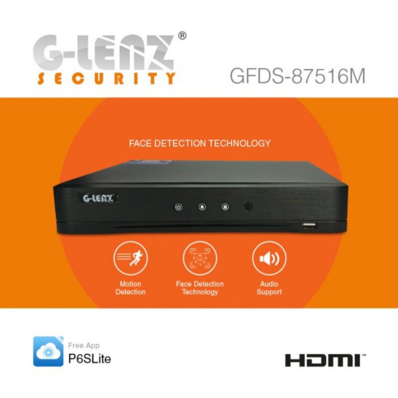 DVR 16CH GLENZ 5MP DVR CCTV 16 CH 4K