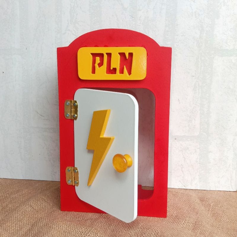 Box Meteran Listrik token pulsa shabby