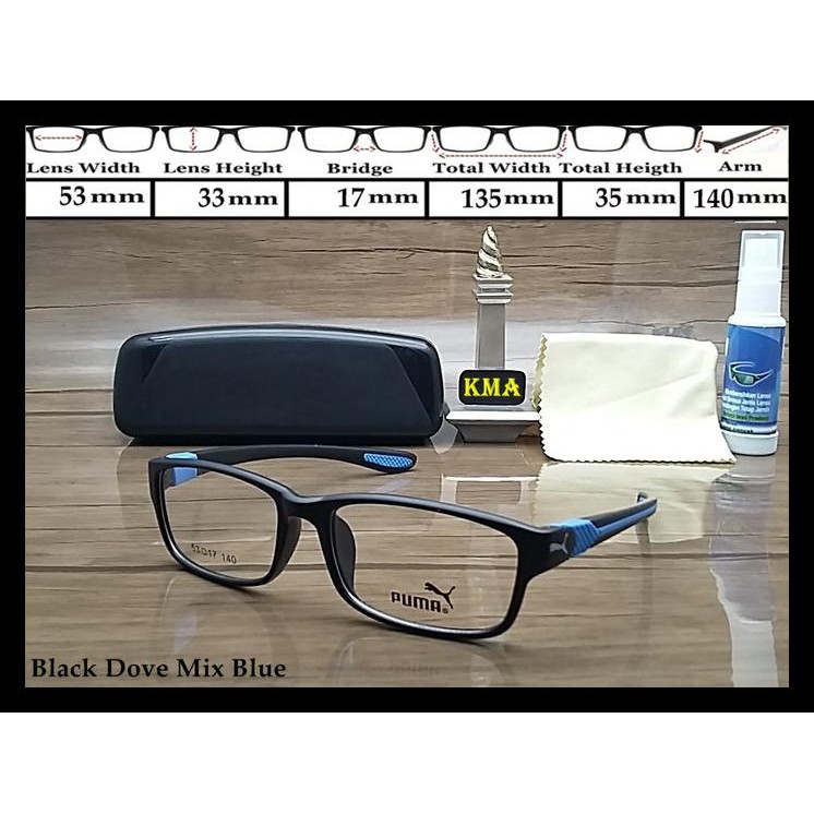 Indh frame kacamata minus puma sport kacamata minus frame puma sport BIG SALE Kode 958