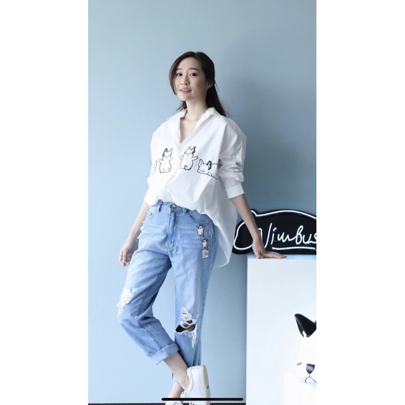 eunoia x nimbus buxton shirt white