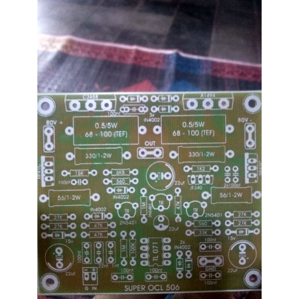 PCB socl 506 fr4