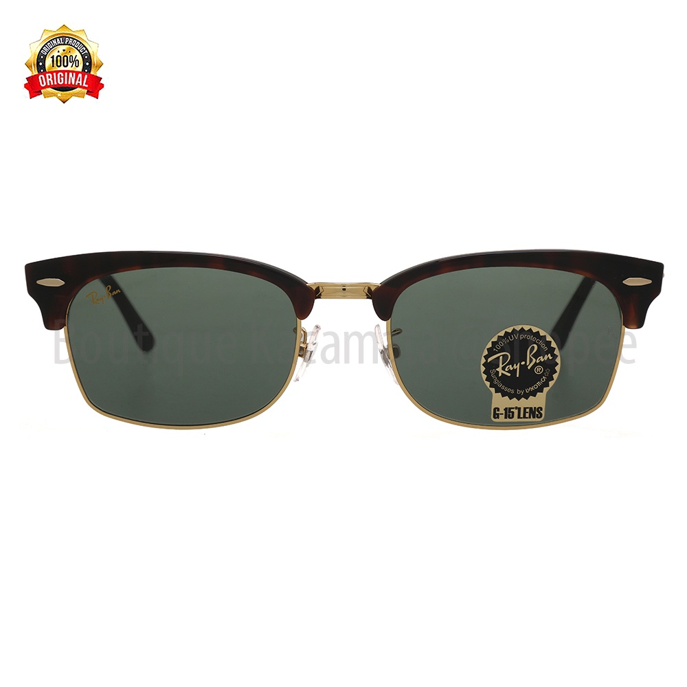 Kacamata Rayban Original Sunglasses Clubmaster Square 3916F-130431
