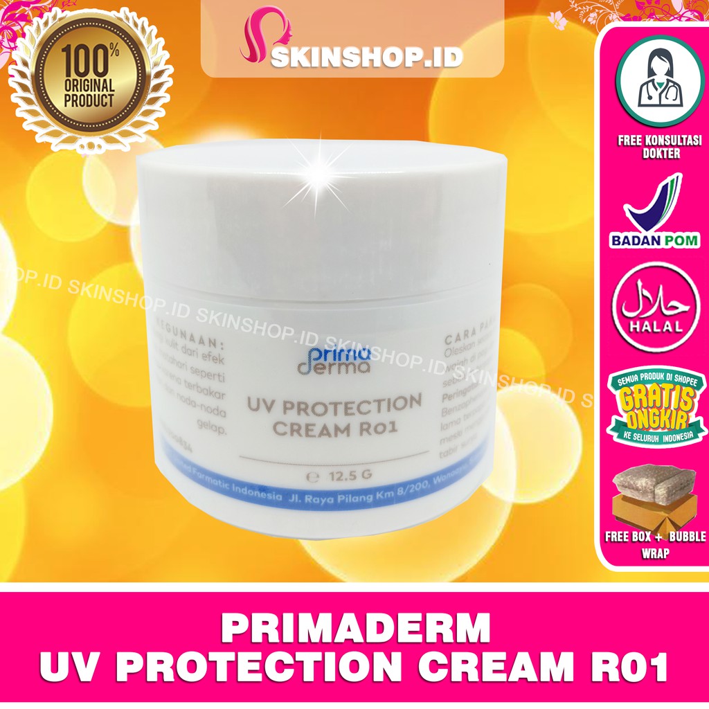 Primaderma UV Protection R01 12.5gr Original / Tabir Surya BPOM Aman