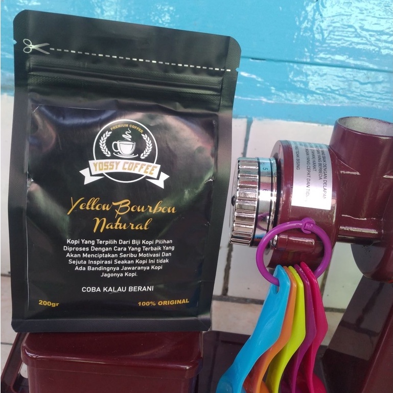 KOPI PREMIUM ARABICA yellow bourbon natural TERBAIK TERMURAH DAN 100% ORIGINAL JAWARA NYA KOPI