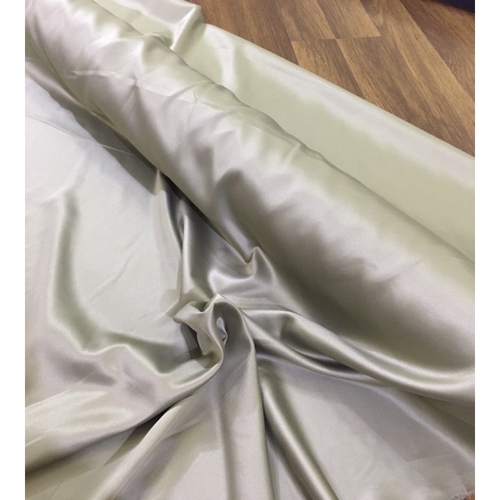 Kain Satin Velvet RobertoCavali warna Sage Green