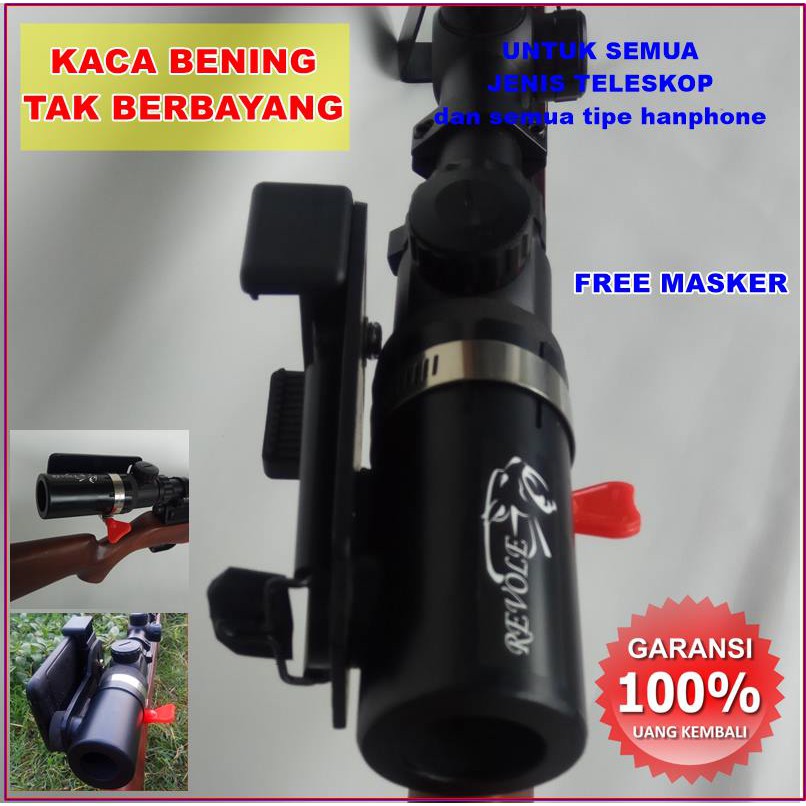 Mounting Kamera Samping Teleskop