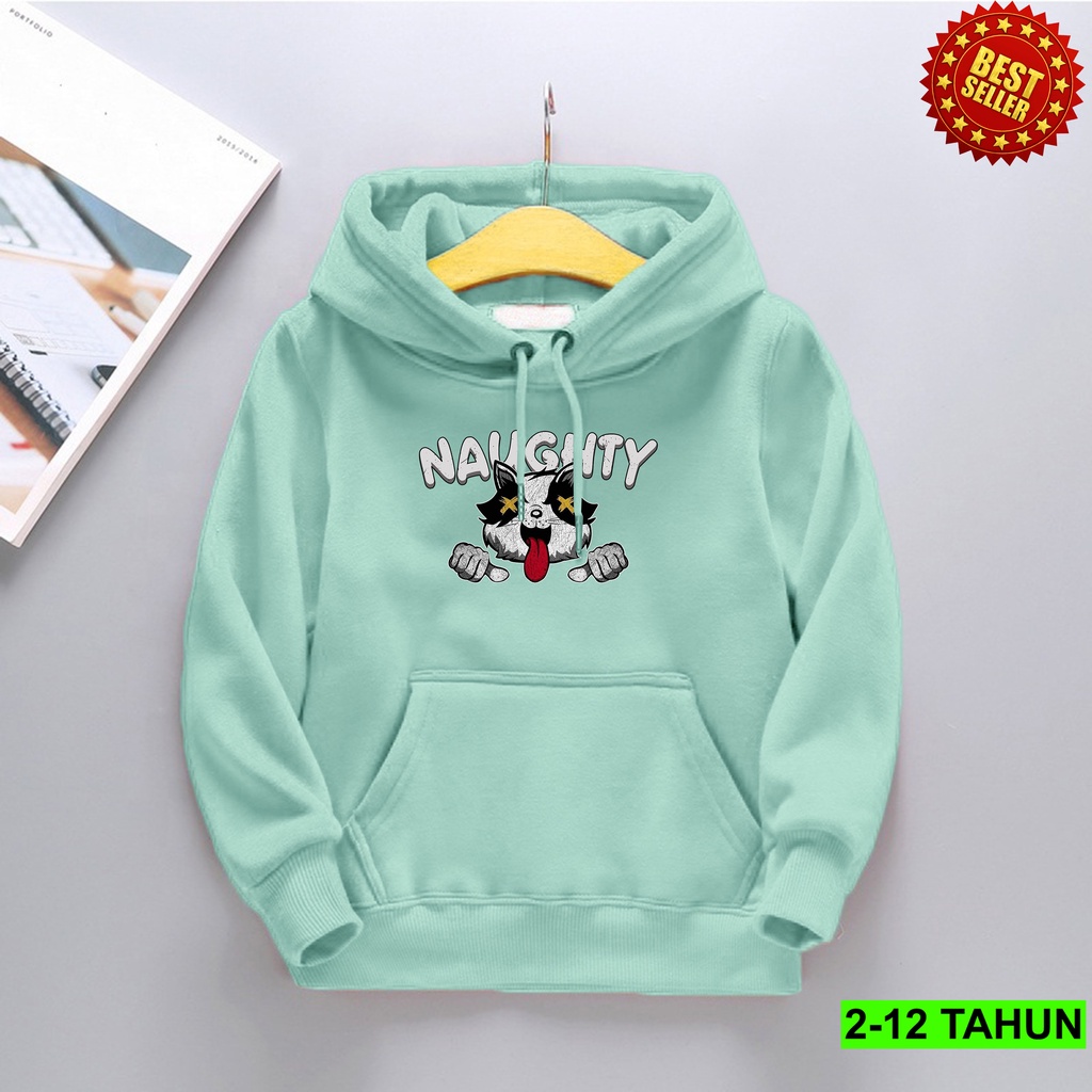 sweater hoodie anak usia 2 3 4 5 6 7 8 9 10 11 12 tahun / jaket switer anak laki laki perempuan