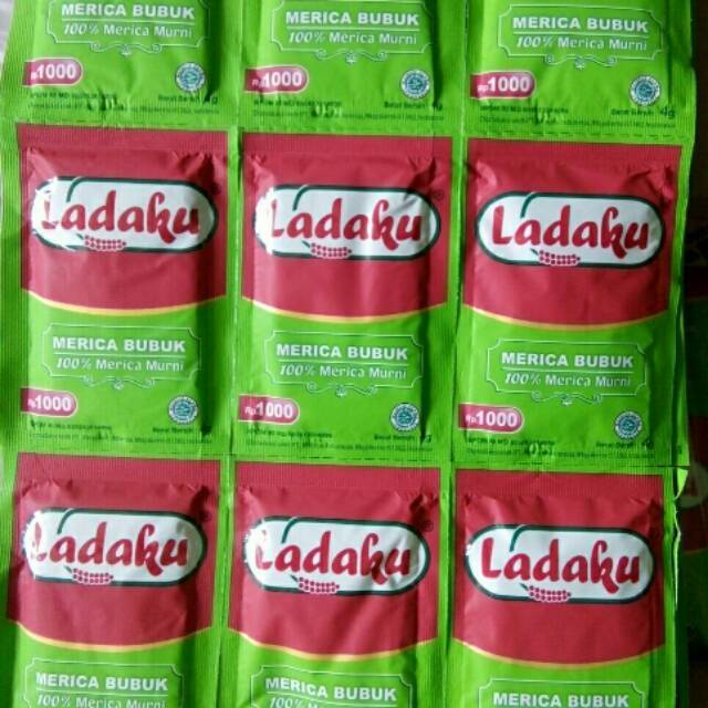 Bumbu Dapur Lada/Merica Bubuk/ Pepper Powder Ladaku 1 Sachet @3 Gram