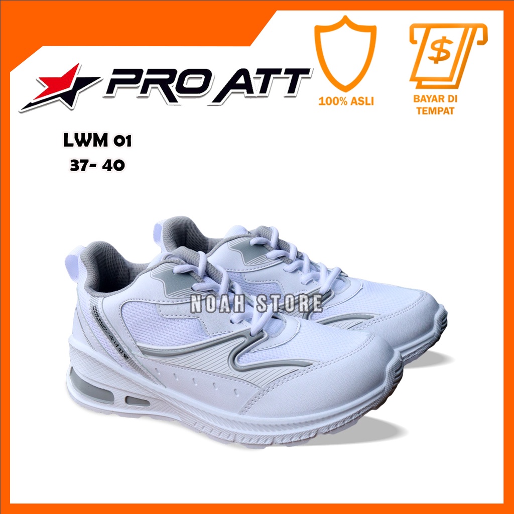 NOAH - Sepatu PRO ATT LWM 01 37-40 /Sepatu Wanita /Style Korea /Sneakers Wanita /Sepatu Jogging /Sepatu Olahraga Wanita /Sepatu Ringan /Sepatu Murah /Sneakers Trendi
