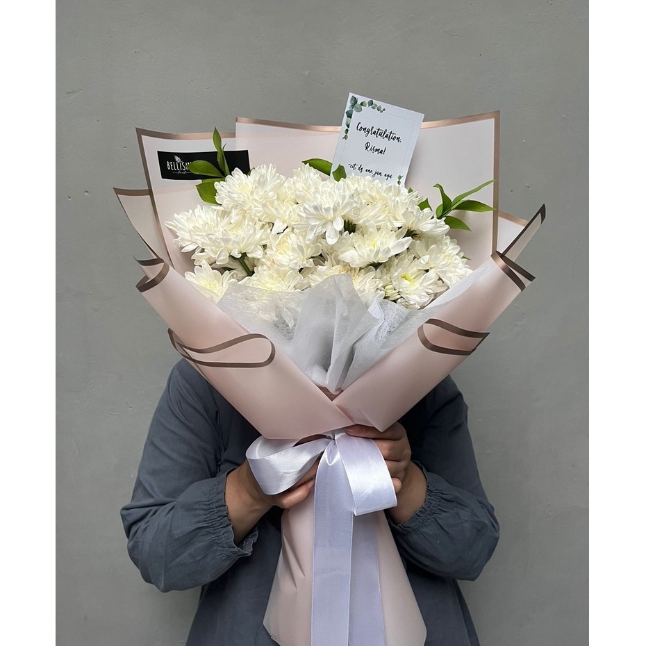 BUKET BUNGA KRISAN FRESH - BELLISIMA FLORIST BOGOR