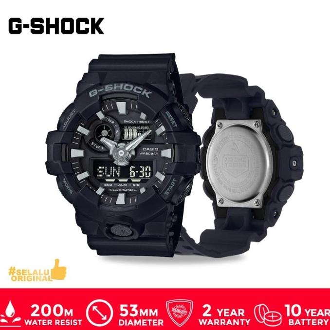 Casio G-Shock GA-700-1BDR / GA 700 1BDR / GA700 ORIGINAL Termurah