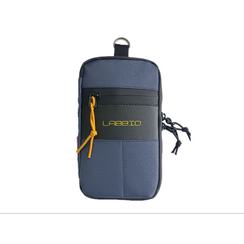 Sling phone Hanging Wallet Blue Navi Waterproof