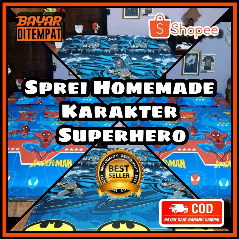 Sprei Homemade Karakter Anak 120x200 160x200 180x200 Murah