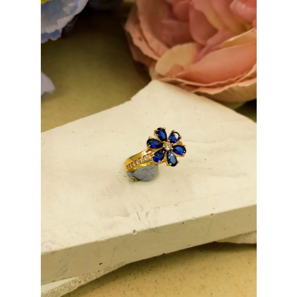 YG LE JARDIN LILY ROYAL BLUE - Size 14