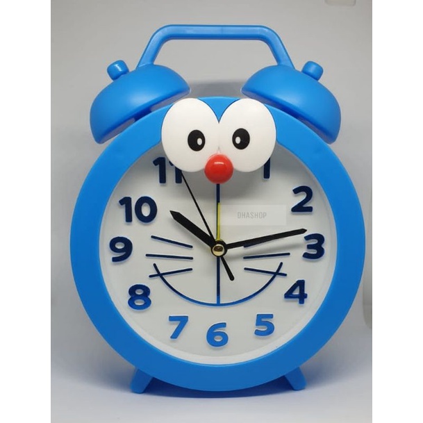 Dhashop - Jam meja Weker Alarm Clock Karakter Doraemon, Hellokitty, &amp; Minion