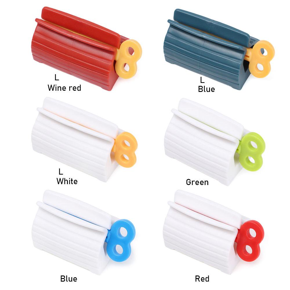 Populer Alat Pemeras Pasta Gigi Aksesoris Pembersih Gigi Reusable Plastic Rolling Tube