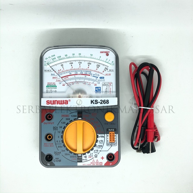 Multi Tester Avometer Multimeter Sunwa Analog KS-268