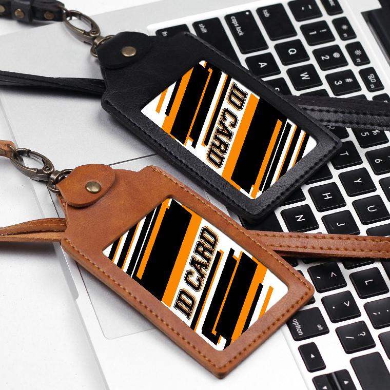 

COD 9.9 Nam Tag Card Holder Front Kulit Id Card Holder Gantungan Kartu Nama Multifungsi Quick Kalung Kantor Pria Wanita ,.,.,.,,