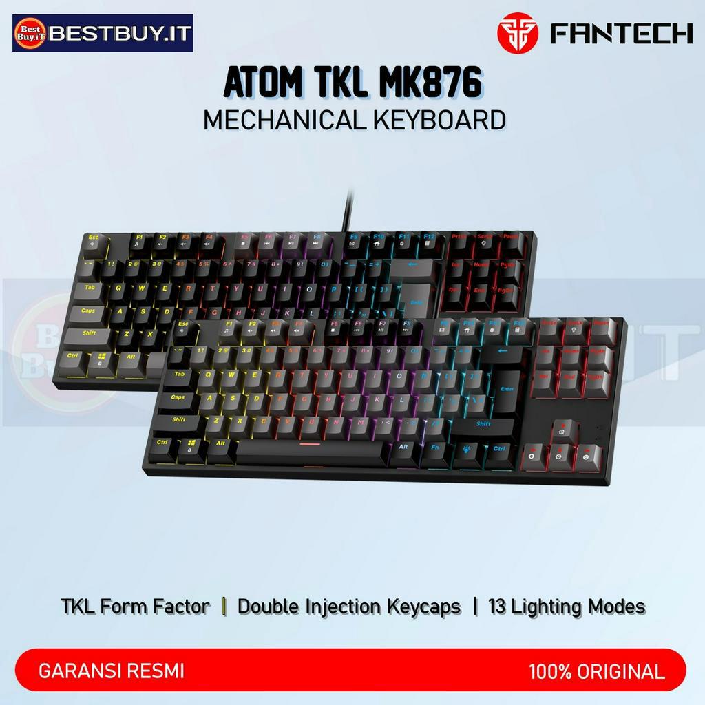 Fantech ATOM MK876 RGB Gaming Mechanical Keyboard TKL