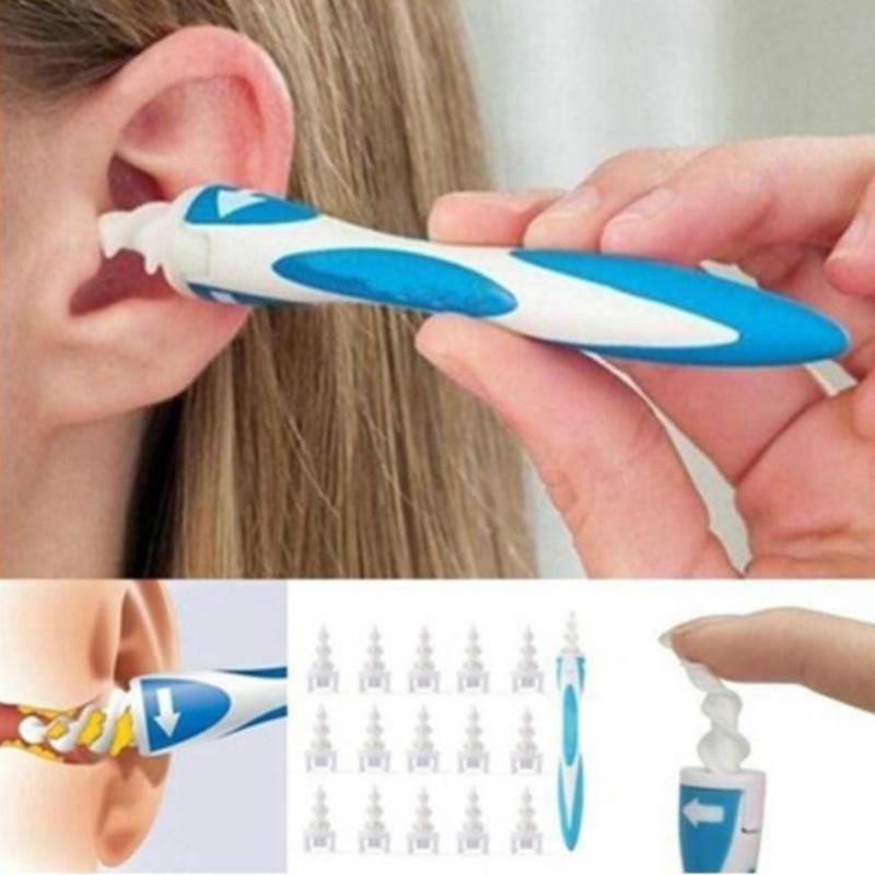 Smart Swab Korek Kuping Spiral Pembersih Telinga Kuping Original Alat Korek Kuping Swab Easy Earwax Ear Cleaner Korek Kuping Aman Untuk Anak